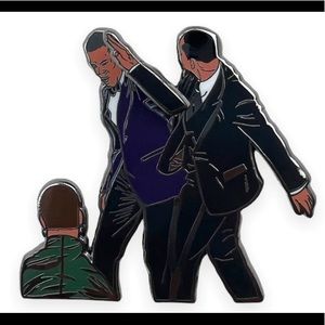 COPY - The Slap Enamel Pin | will smith Chris rock slap | enamel pins | pins